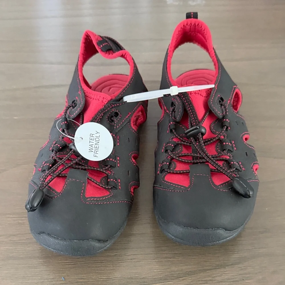 Sonoma Black and Red Kids Water Shoes